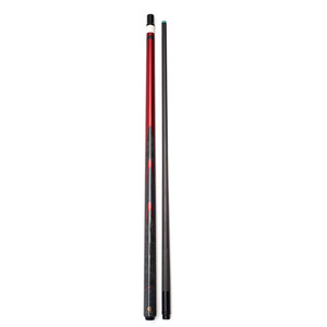 Taco de Billar de Fibra de Carbono de 12.9mm, Tipo Dividido, Duradero, de Alto Impacto, Color Rojo Perla Brillante - Product Image 1