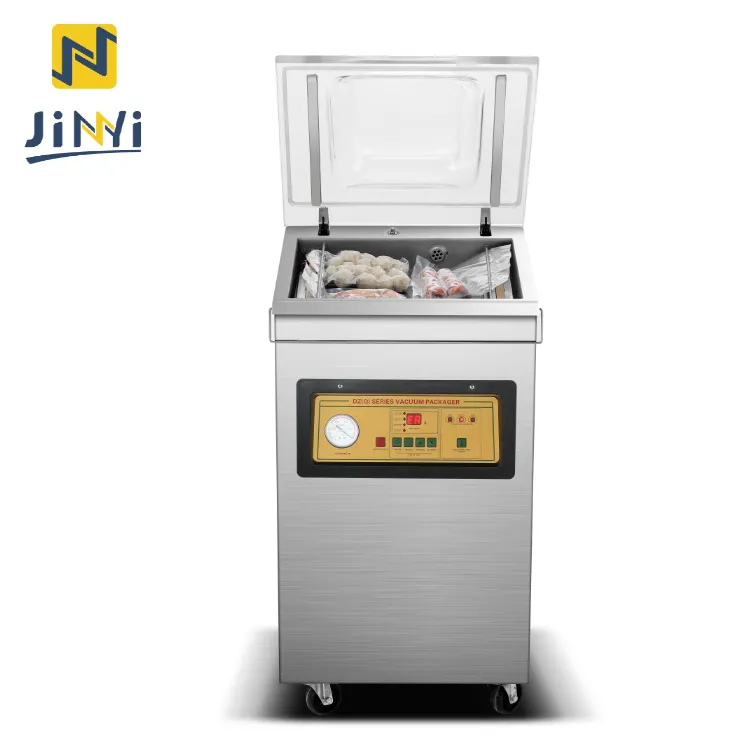 JINYI DZ-600/2E Chine Usine Peut Être Utilisé Pour La Maison Alimentaire Conservation De La Viande Légumes Sous Vide Machine D'emballage