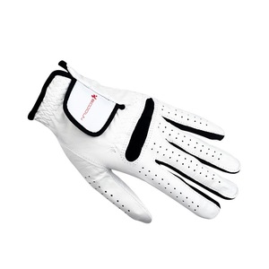 Guantes de golf de cuero genuino antideslizantes unisex para práctica de golf - Product Image 1