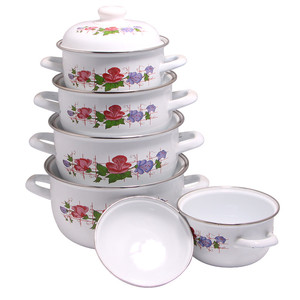 Ensemble de casseroles <span class=keywords><strong>en</strong></span> émail, nouveau style, prix compétitif, vente <span class=keywords><strong>en</strong></span> gros au meilleur prix - Product Image 5