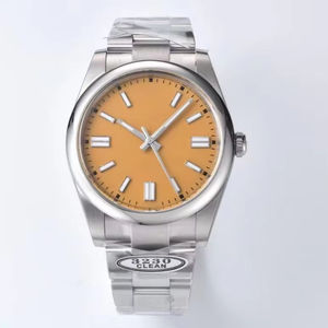 Reloj Mecánico de Lujo de Súper Calidad, Resistente al Agua, 41 mm, Clean Factory, Acero 904, Movimiento ETA 3230, 124300, Reloj de Buceo Naranja - Product Image 1