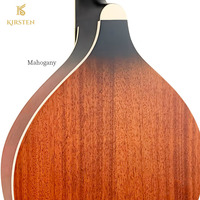 Mandoline de style A de 30 pouces, corps plein, table en épicéa, finition mate, instrument professionnel pour étudiants et débutants, personnalisable en usine, vente en gros