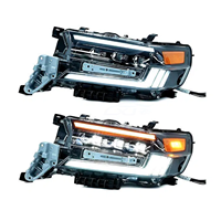 Phares LED à triple faisceau compatibles avec Toyota Land Cruiser 200 LC200 2016-2021, phares matriciels avec signal séquentiel DRL, 1 paire