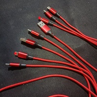 Cable de Carga Rápida 3 en 1 USB a Tipo C, Micro y Apple, con Logotipo Personalizado, Cable de Carga Trenzado de Nailon, Venta al Por Mayor de Fábrica, Regalo Promocional