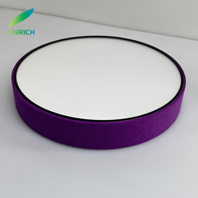Anti Glare UGR<19 Round LED Acoustic Office Light with Noisy Reduce for Interior Space