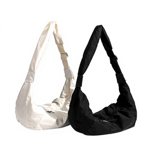 CAKJVG 2024 Nouveau <span class=keywords><strong>sac</strong></span> à bandoulière en nylon avec fermeture éclair, doublure en polyester - Léger, polyvalent, grande capacité pour femmes et hommes - Product Image 2