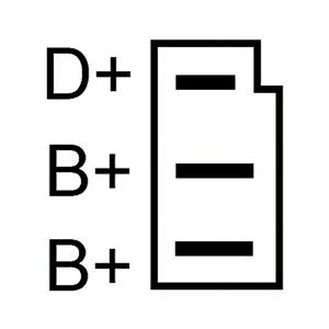 Alternador compatible con AUSTIN MONTEGO 2.0 Gasolina (KW: 74, HP: 101) de 10-1984 a 08-1991 KUHNER 301227RI NUEVO - Product Image 3
