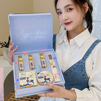 Set Rias Wajah 6pcs/set Termasuk Eyeshadow Lipstik Kuas Set Lengkap Hadiah untuk Pacar Grosir Pabrik Tahan Air Berkualitas Tinggi