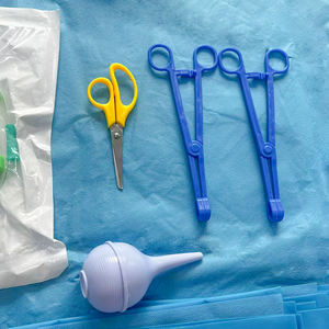 Paket tirai pengiriman kelahiran bayi Normal kustom pabrik/Kit paket pengiriman OB bersalin steril sekali pakai medis habis pakai - Product Image 3