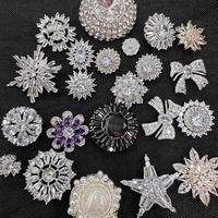Chanceux personnalisé Zircon cristal bouton strass bouton coudre sur le bouton en métal avec zircon pour pull et manteau de fourrure