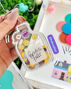 Porte-clés <span class=keywords><strong>Shaker</strong></span> <span class=keywords><strong>en</strong></span> Acrylique Personnalisé Créatif – Cadeau Promotionnel <span class=keywords><strong>en</strong></span> Plastique sur Mesure – Offre Spéciale - Product Image 2