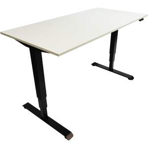 Base de mesa eléctrica ajustable de 3 etapas Alera de 25 a 50-3/4 pulgadas, color negro, con controles de memoria para escritorios de computadora - Product Image 4