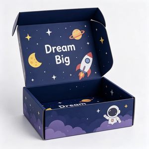 Scatola di Spedizione in Cartone Ondulato E con Grafica Animale Adorabile, Stampa Logo Personalizzata per Confezioni <span class=keywords><strong>Sorpresa</strong></span> Baby Shower - Product Image 3