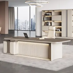 Office Layout Jieao Modern Office Furniture Executive Manager L Shape Boss Table With Bookcase And Chair For Office