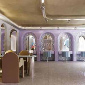 Salon Shop <strong>Pl</strong> Beauty Design Hairdressing Salon Shop Counter Shelf Mall Counter Shop showcase Design OEM - Product Image 5