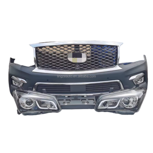 Pare-chocs avant pour Infiniti <span class=keywords><strong>QX80</strong></span> 2016-2017, ensemble de pare-chocs Infiniti Z62, calandre Infiniti, capot Z62, vente directe - Product Image 4