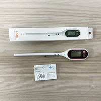 Termometer ventilasi AC mobil, termometer Digital pembacaan instan sisipan makanan