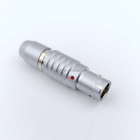 Compatible con conector de aviación de Metal Circular de la serie B, enchufe de equipo médico, tapón de rosca de tipo desenchufado
