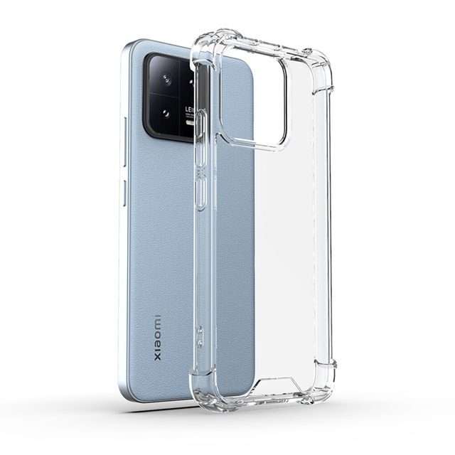 Phone Back Cover for Xiaomi 13 5G Drop Protection with Airbag HD Transparent Cellphone Case for Xiaomi 13 Pro