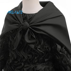 Costume da Strega Malvagia con Volant, Abito da Elphaba per Bambine, Outfit per Halloween, Cosplay, Feste di Compleanno con Mantello per Bambini - Product Image 3