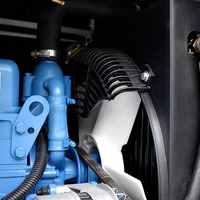 Groupe électrogène diesel pour chambre froide avec panneau de commande numérique, groupe électrogène de puissance primaire certifié ISO 9001