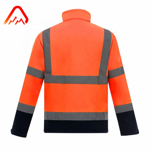 Giacca in pile foderata ad alta visibilità catarifrangente di sicurezza abbigliamento da lavoro per lavoratori edili e stradali certificata ANSI EN ISO - Product Image 6