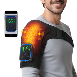 Almohadilla de hombro inteligente con vibración y calentamiento rápido, con control por aplicación, para alivio del dolor, dispositivo de masaje para uso doméstico. - Product Image 6