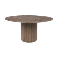Table à manger moderne élégante et durable en bois massif écologique pour 6 personnes, meubles pour la maison, appartement, cuisine, hôtel, restaurant