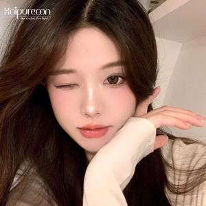 Haipurecon 자연 컬러 콘택트 렌즈 3 톤 컬러 14.5mm 컬러 렌즈 매년 블랙 아이 연락처 자연 매년 - Product Image 4