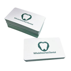 Cartes de visite professionnelles personnalisées haut de gamme en papier épais avec impression typographique et finition gaufrée sur papier de luxe - Product Image 3