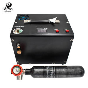 TUDIVING CE haute pression arrêt automatique <span class=keywords><strong>en</strong></span> gros 4500psi 12V 300bar transformateur intégré PCP chasse Paintball jeu compresseur d'air - Product Image 1
