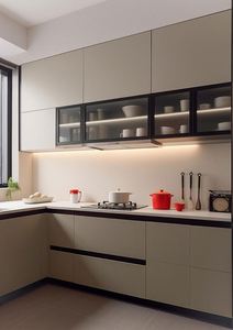 Soluciones de cocina personalizadas Gabinetes de cocina apilados modernos Diseño personalizado Casa Apartamento Gabinetes personalizados - Product Image 5