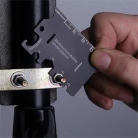 Mini ouvre-bouteille d'extérieur Couteaux et outils pliants en acier inoxydable avec supports en métal