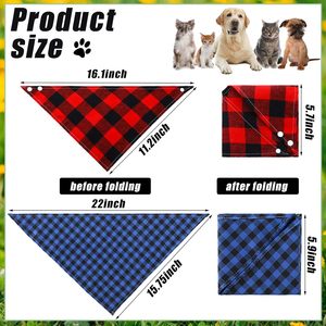 Bandana triangulaire pour chien en polyester respirant et doux avec logo personnalisé, idéal pour les cadeaux - Product Image 3