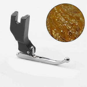 P369 Metal Flat Car Anti Bead Sequin Presser Foot for Wedding Dresses No Need to Knock Beads Carton Packaging - Product Image 1