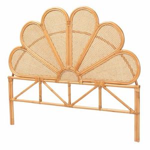 Rattan Flower-Shaped <b>Decor</b> Storage Rack for Bathroom for Dinnerware Use - Product Image 1