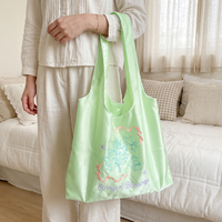 Sac fourre-tout de luxe en organza et satin double couche avec logo personnalisé, élégant sac à bandoulière brodé, sac de shopping réutilisable