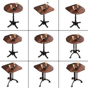 Chất lượng cao nóng bán nhà hàng đồ nội thất thương mại cửa hàng thức ăn nhanh ăn uống nhà hàng bằng gỗ Bảng - Product Image 5