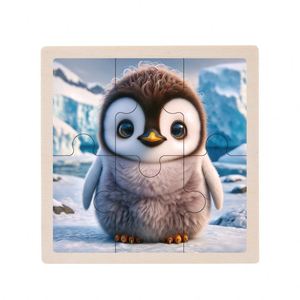 Fantásticos Rompecabezas de Animales de Dibujos Animados para la Educación Temprana, Rompecabezas de Madera para Bebés - Product Image 6