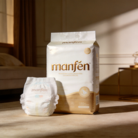 Premium-Qualität Hypoallergene Einweg-Babywindeln aus Vliesstoff mit Elastischem Bund 3D-Auslaufschutz Weich und Atmungsaktiv