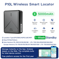 Traceur GPS portable 5000 mAh Mini GSM/Beidou 4G LTE WiFi/GPRS/LBS avec détection ACC, géorepérage, chargement sans fil et suivi en temps réel