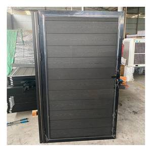 ประตูรั้ว WPC กันน้ำ กันลม สำหรับภายนอกอาคาร พร้อมเสาอะลูมิเนียม สำหรับบ้าน <span class=keywords><strong>สวน</strong></span> และลาน - Product Image 2