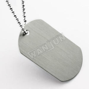 โรงงาน Dogtags เปล่าแบบกําหนดเอง Dogtags เหล็กสแตนเลสสําหรับผู้ชายสําหรับการแกะสลัก - Product Image 4