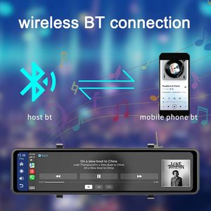 11.26 inch Carplay Dashcam Wifi GPS gương chiếu hậu máy ảnh 4K ống kính kép gương xe <span class=keywords><strong>DVR</strong></span> - Product Image 4