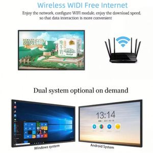 All One Interactive 110-Inch Touch <strong>Screen</strong> <strong>Display</strong> 4K Ultra HD Resolution 20-Point Touch Multi Device Connectivity Split <strong>Screen</strong> - Product Image 5