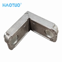 Accesorios Modernos para Puertas y Ventanas de Aluminio con Instalación por Tornillos, Conector de Esquina de Perfil Fundido a Presión de 90 Grados