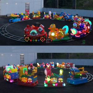 Venta al por Mayor de Juegos Mecánicos para Parques de Diversiones, Tren Eléctrico sobre Rieles, Columpio, Juegos Infantiles, Tren Eléctrico - Product Image 2