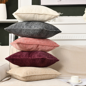 Funda <span class=keywords><strong>De</strong></span> Almohada Ins <span class=keywords><strong>de</strong></span> chenilla <span class=keywords><strong>de</strong></span> doble cara moderna <span class=keywords><strong>de</strong></span> lujo nórdico cojín <span class=keywords><strong>de</strong></span> cintura cuadrada para sala <span class=keywords><strong>de</strong></span> estar sofá tejido uso doméstico - Product Image 1