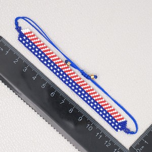 Go2boho Bracciale Miyuki Braccialetti unisex <span class=keywords><strong>dell</strong></span>&amp;#39;<span class=keywords><strong>amicizia</strong></span> con bandiera USA - Product Image 6