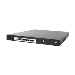 1u Telecom Apparaat Ipc Rack Mini Pc Host 6e/7e Gen I3 I5 I7 Cpu Processor 6 * Lan Router Industriële Server Computer